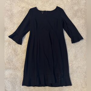Talbots Classic Navy Long Sleeve Dress